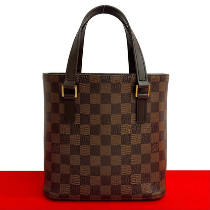 Louis Vuitton Vintage Vavin PM Damier Leather Handbag Mini Tote Brown