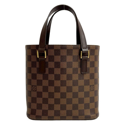 Louis Vuitton Vintage Vavin PM Damier Leather Handbag Mini Tote Brown — view 3