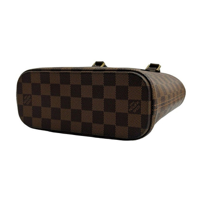 Louis Vuitton Vintage Vavin PM Damier Leather Handbag Mini Tote Brown — view 8