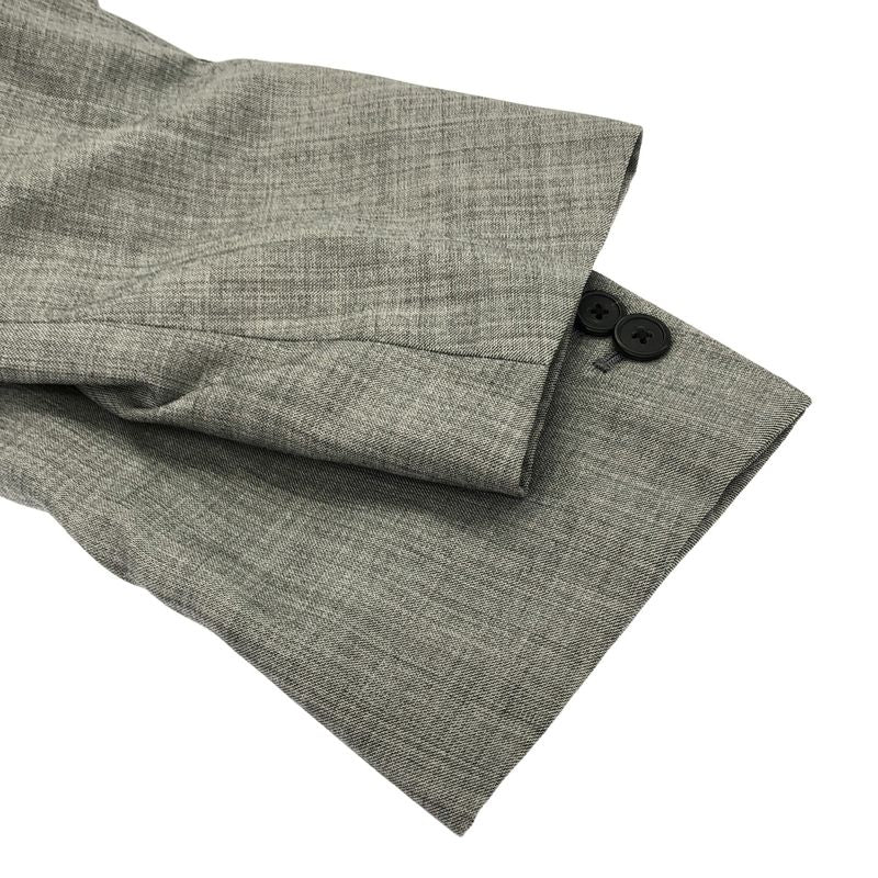 Prada Wool 2b Tailored Jacket and Slacks Pants Setup Suit Uae492 Gray 50