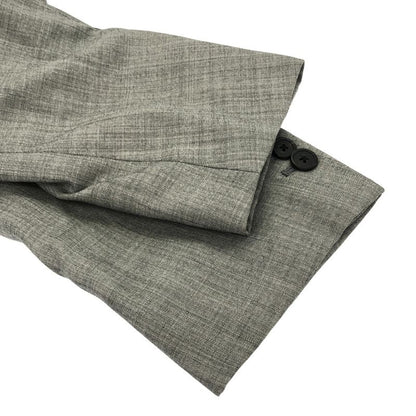 Prada Wool 2b Tailored Jacket and Slacks Pants Setup Suit Uae492 Gray 50
