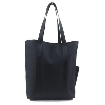 Celine 11008 Trekking Vertical Cabas Nylon Tote Bag With Logo Pouch Black