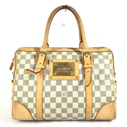 Louis Vuitton Handbag Bar Cles PM Damier Azur Canvas White