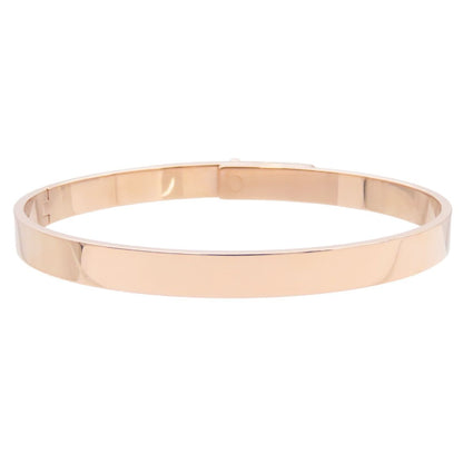 Hermes Bracelet Kelly PM Pink Gold 18k Diamond D Bangle — view 2