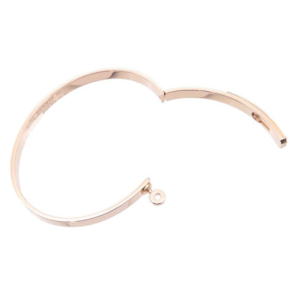 Hermes Bracelet Kelly PM Pink Gold 18k Diamond D Bangle — view 3
