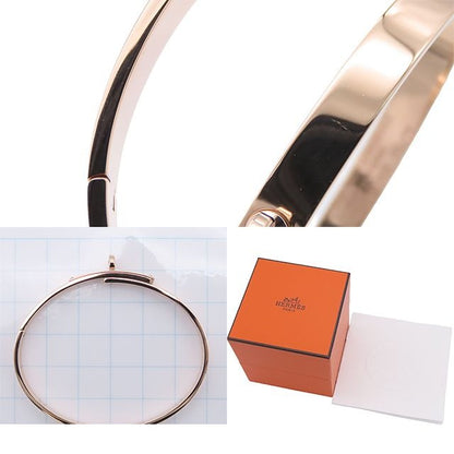 Hermes Bracelet Kelly PM Pink Gold 18k Diamond D Bangle — view 8
