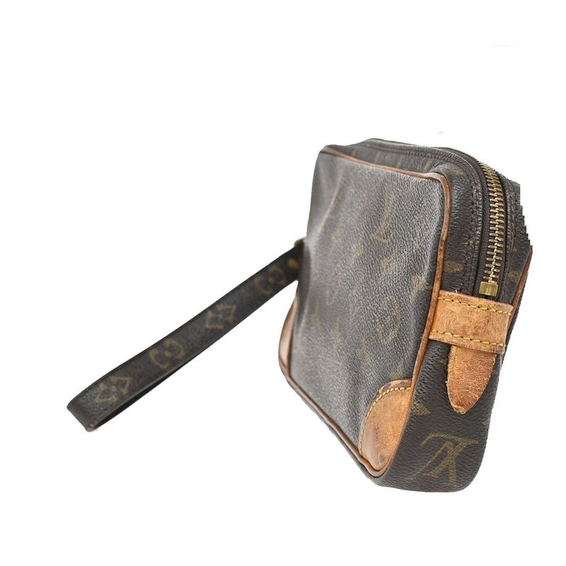 Louis Vuitton Marly Dragonne PM Clutch Bag Monogram Leather M51827 04ka980