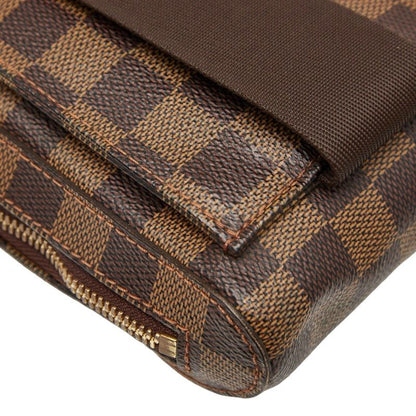 Louis Vuitton Damier Geronimos Shoulder Bag Body Bag N51994 Brown PVC Leather