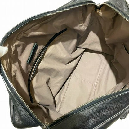 Bottega Veneta Intrecciato Black Leather Bag Business Bag Men's