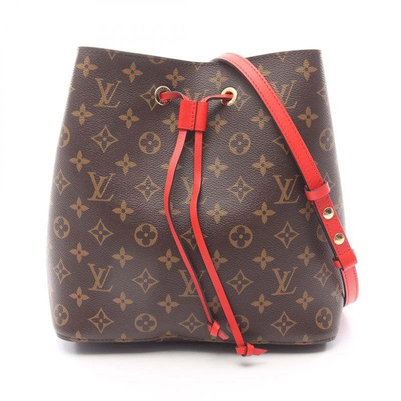 Louis Vuitton Shoulder Bag Neo Noe Coquelicot Leather