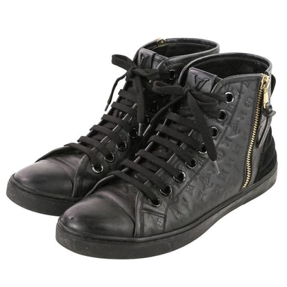 Louis Vuitton Monogram Empreinte Side Zip High Cut Sneakers Size 37 Approximatel