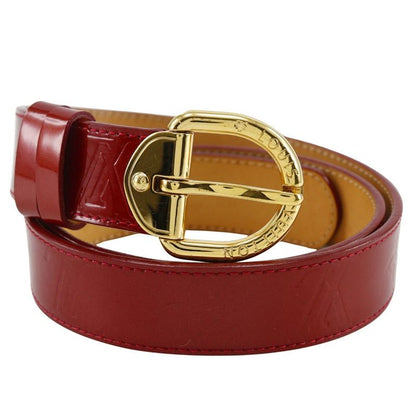 Louis Vuitton Santure M6980 Monogram Vernis Pomme D'amour Red Ca4181 Ladies Belt