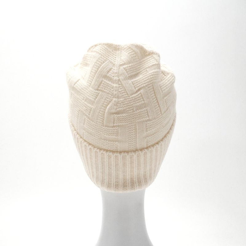 Hermes Freckens Knit Cap Size S Serie Button H Logo Ribbed Beanie Hat