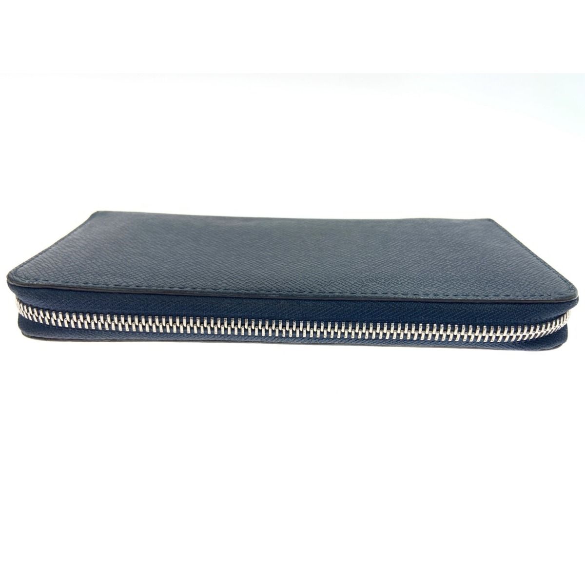 Louis Vuitton Taiga Zippy Wallet Vertical Round Zipper Long Wallet M30510 Navy