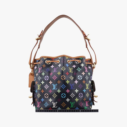 Louis Vuitton Petit Noe Noir Black Monogram Multicolor M42230ca4089