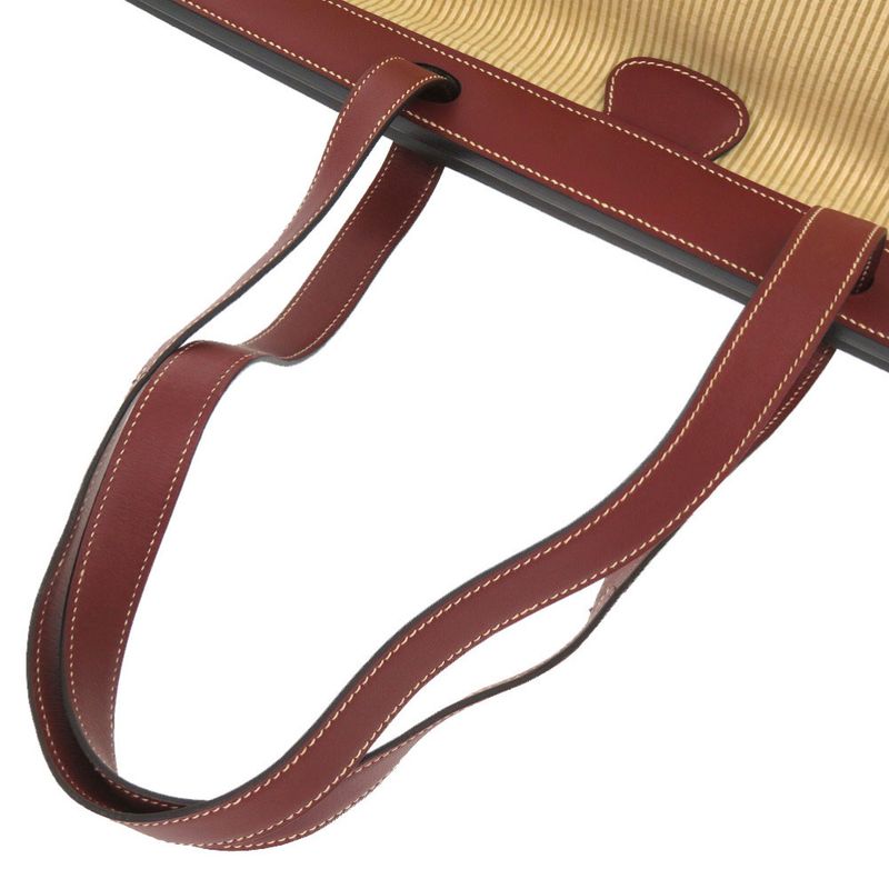 Hermes Museau Clinorin Vaux Chamonix Rouge Ash □D Engraved Tote Bag 1013 Hermes