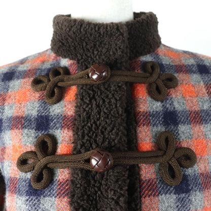 Gucci 20AW 633365 100% Wool Rave Like You Are Five Walnut Button GG Logo