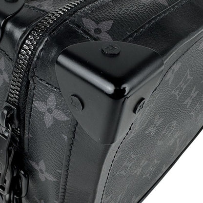 Louis Vuitton Crossbody Shoulder Bag Monogram Eclipse Soft Trunk M44730