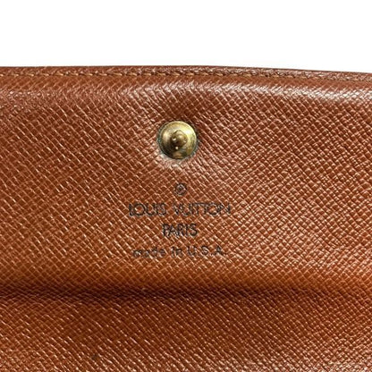 Louis Vuitton Monogram Porte Trésor International M61215 Long Wallet Trifold