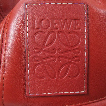 LOEWE Lamb Leather Fisherman Hat / Bucket Hat With Anagram Patch Terracotta 57