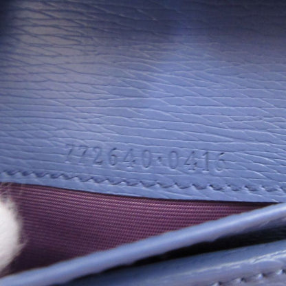 Gucci Leather 772640 Purple Bifold Wallet 0558 Gucci