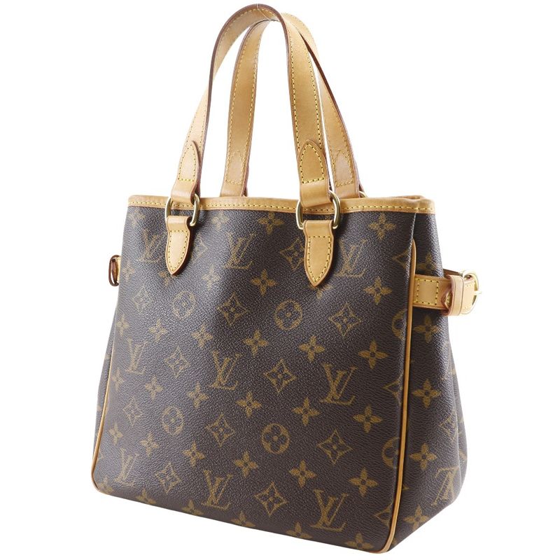Louis Vuitton Batignolles M51156 Monogram Canvas Brown Vi2098 Ladies Handbag