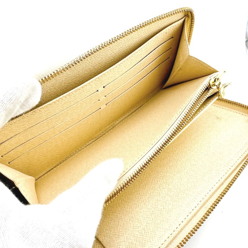 Louis Vuitton N60012 Damier Azure Round Zipper Long Wallet Zippy Organizer Long