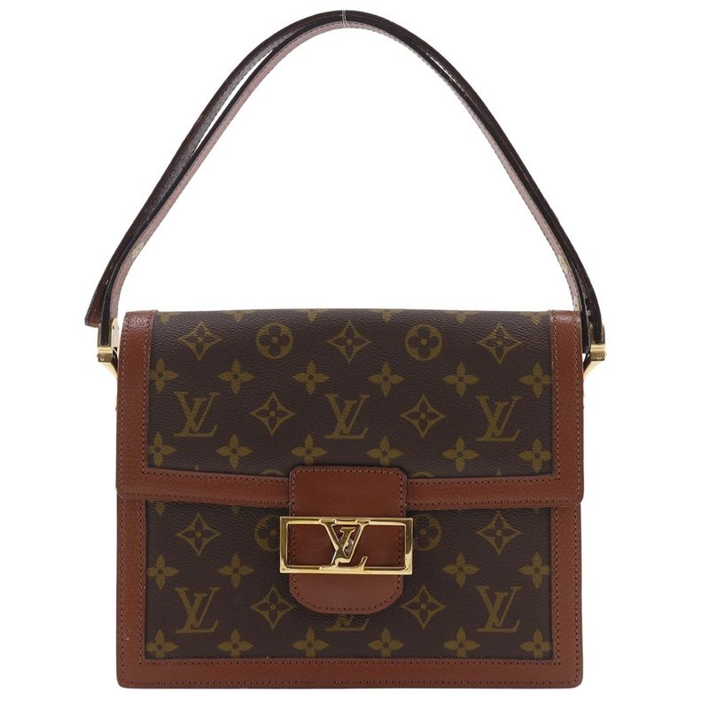 Louis Vuitton Sac Dauphine Vintage M51410 Monogram Canvas Brown Ladies Shoulder