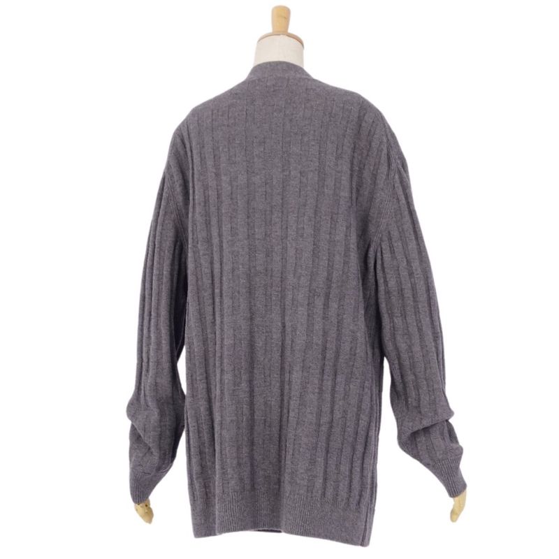Hermes 21AW Cardigan Long Sleeve Rib Knit