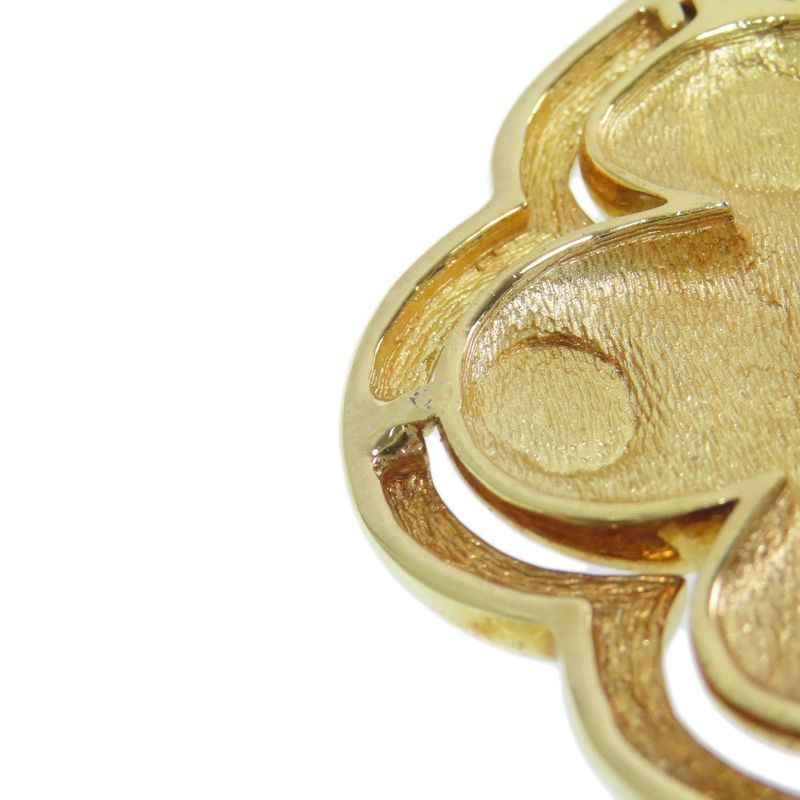 Christian DIOR Rhinestone Brooch Metal Ladies