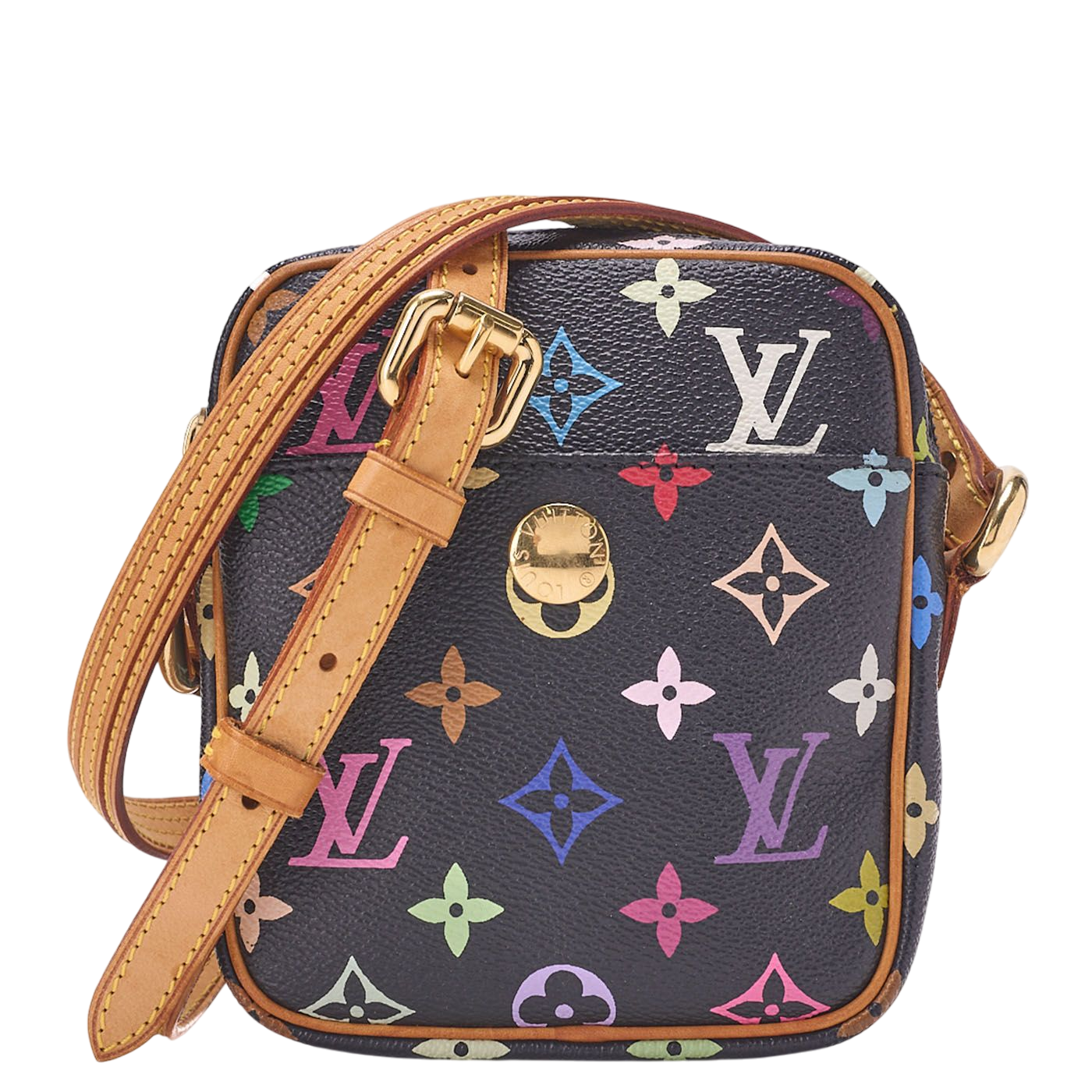 Louis Vuitton Monogram Monogram Multicolor Lift M40056 Shoulder Bag Black With