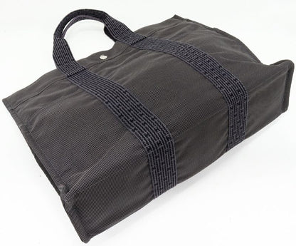 Hermes Tote Handbag Her Line Tote MM Canvas Gray