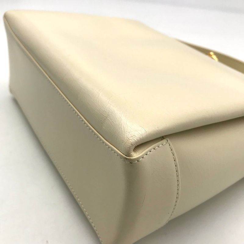Gucci Old Leather Hand Bag Ivory