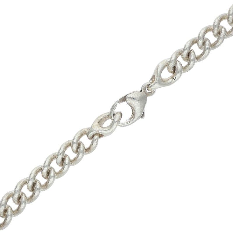 Tiffany & Co Forged Link Silver Necklace Men's 16inch