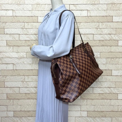 Louis Vuitton Chelsea Damier Tote Bag Damier Canvas N51119 Brown Unisex Louis