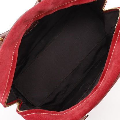 Loewe Amazona 28 160th Anniversary Mini Boston Leather X Suede Women's Handbag