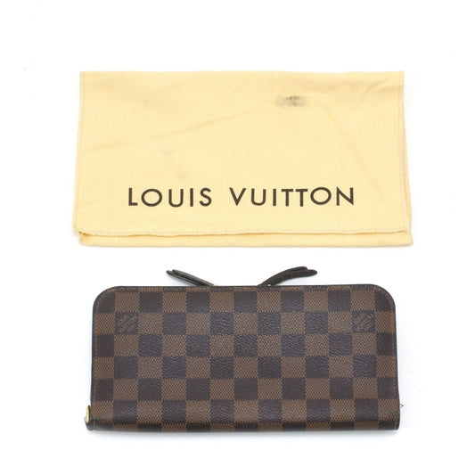 Louis Vuitton Damier Portefeuille Insolite Long Wallet with Initials
