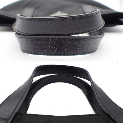 Prada Handbag Nylon Leather Logo 67ka722