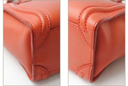 Celine Branded Bag Preowned Handbag Shoulder Bag Nano Shopper Luggage Brig Cles