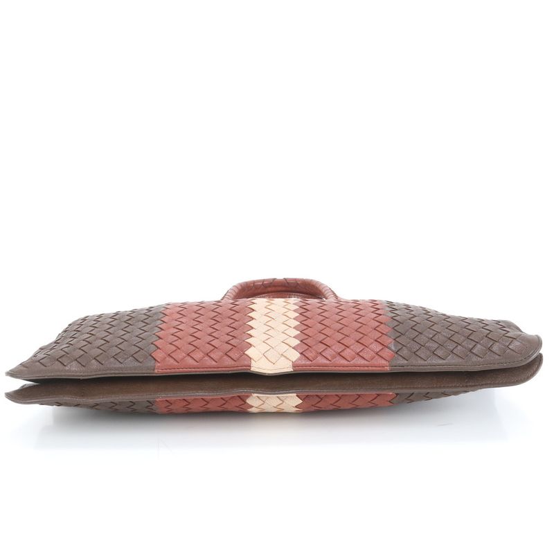 Bottega Veneta Intrecciato Woven Leather Business Bag Document Bag Briefcase