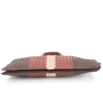 Bottega Veneta Intrecciato Woven Leather Business Bag Document Bag Briefcase