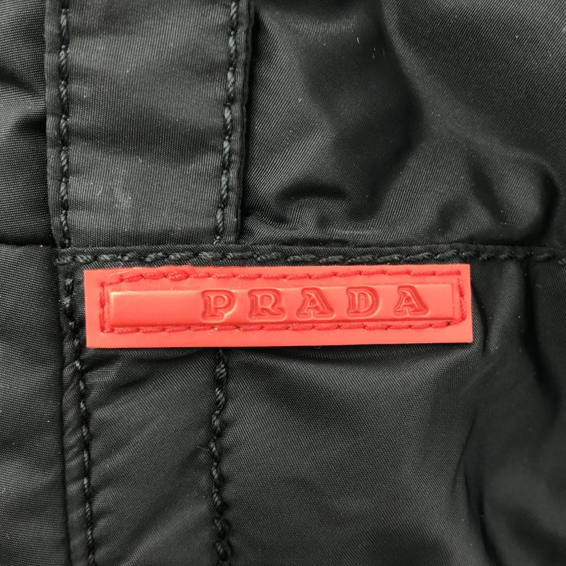 Prada Sport - Nylon Logo Cotton Bucket Hat - Hat - Black - Women's