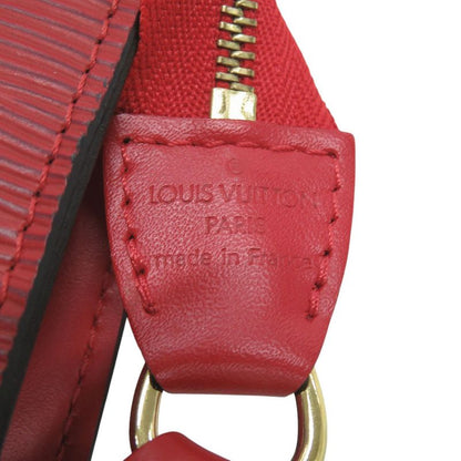 Louis Vuitton Pochette Accessoires Epi M52947 Epi Leather Castilian Red Handbag