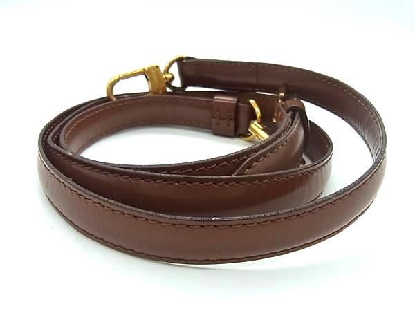 Louis Vuitton Leather Shoulder Strap For Bag Shoulder Crossbody Women Brown