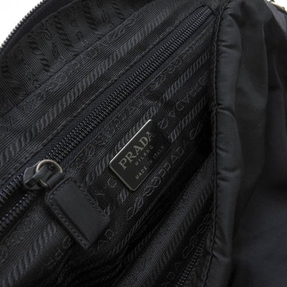 Prada Bags Handbags Bags Tote Women Women's Nylon Leather Genuine Black B7496