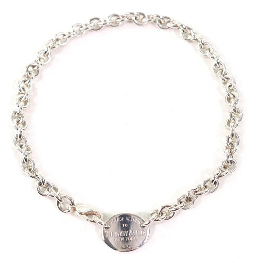 Tiffany & Co Return To Tiffany & Co Sv925 Oval Tag Choker Necklace Accessory