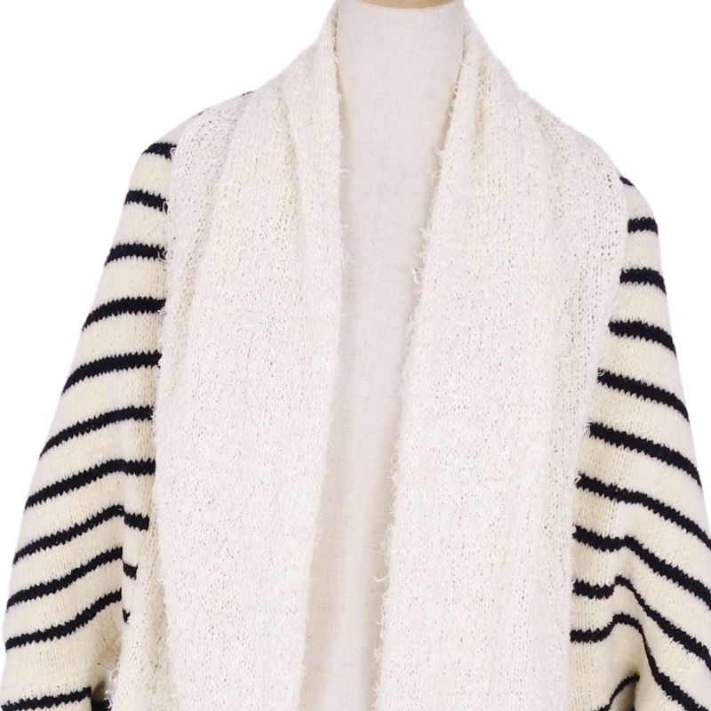 Loewe Cardigan Cordigan Buttonless Striped Wool