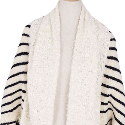 Loewe Cardigan Cordigan Buttonless Striped Wool