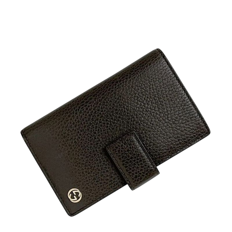Gucci Trifold Wallet Brown Interlocking 449344 Excellent Condition Billing