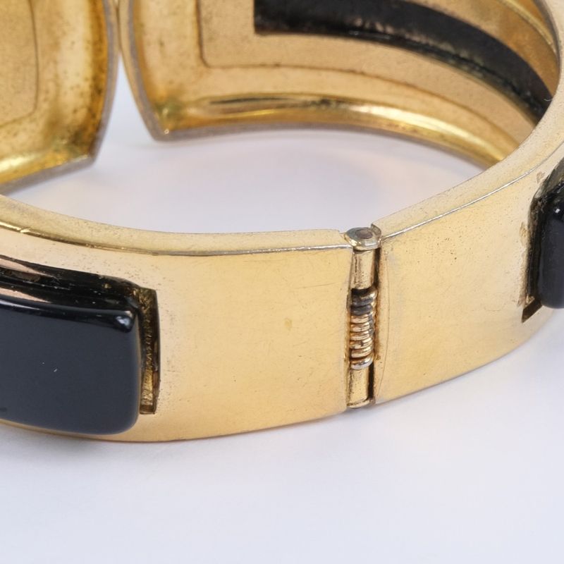 Dior Christian Dior Bracelet Gold Plated Gold Ladies 74.8g Bangle